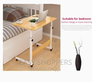 Table Height-Adjustable Mobile Stand-Up Computer Desk