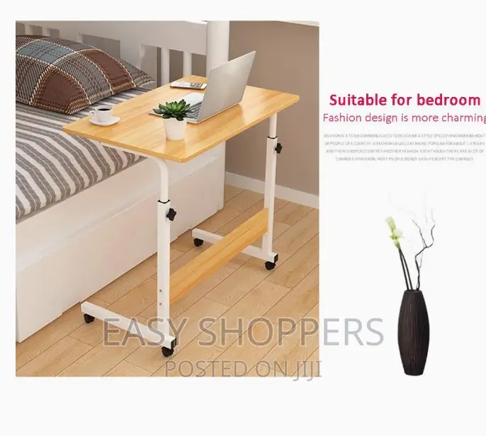 Table Height-Adjustable Mobile Stand-Up Computer Desk