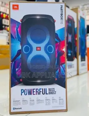 JBL Partybox110 Bluetooth Speakers Available Authentic
