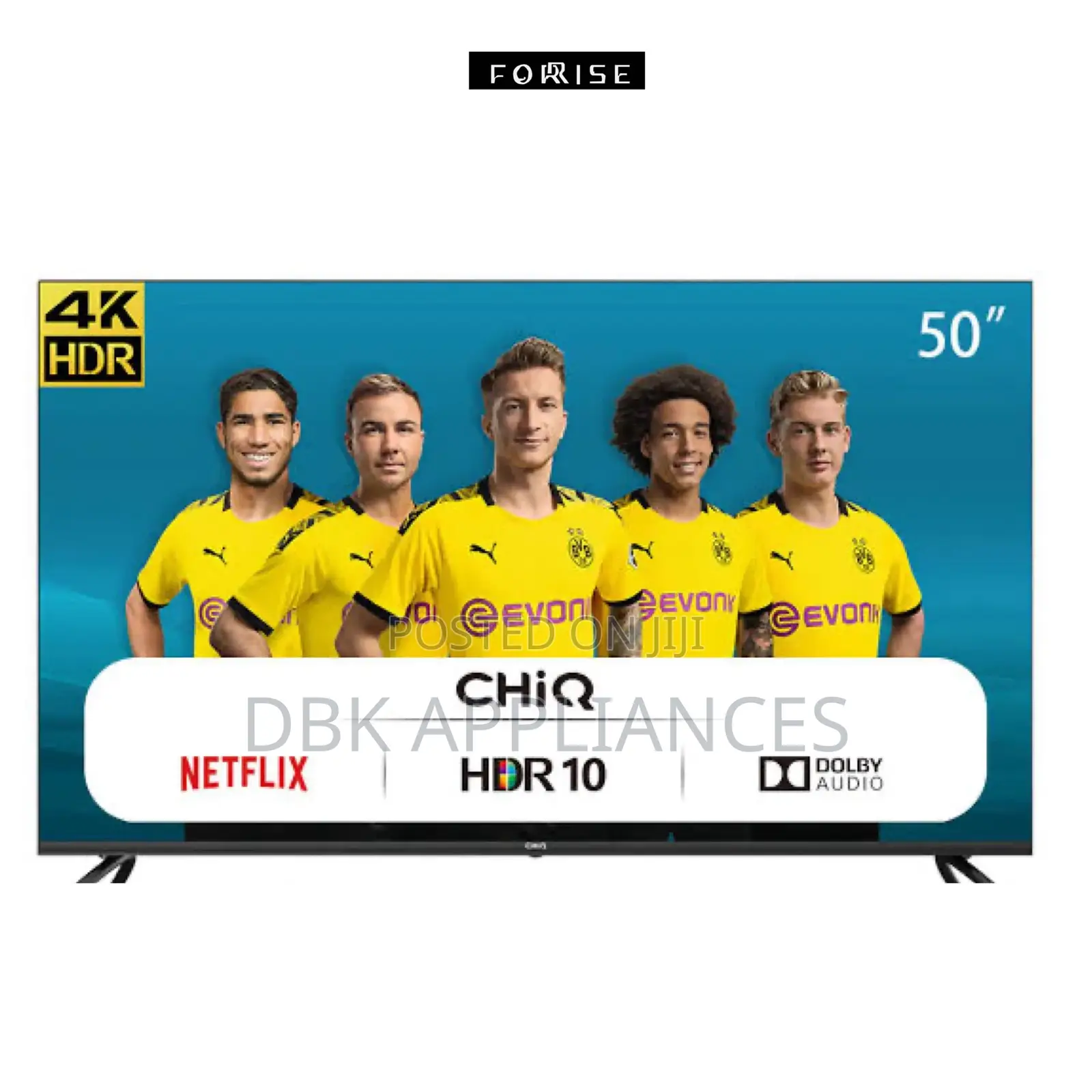 Chiq 50inch Smart Uhd Android TVS With Warranty