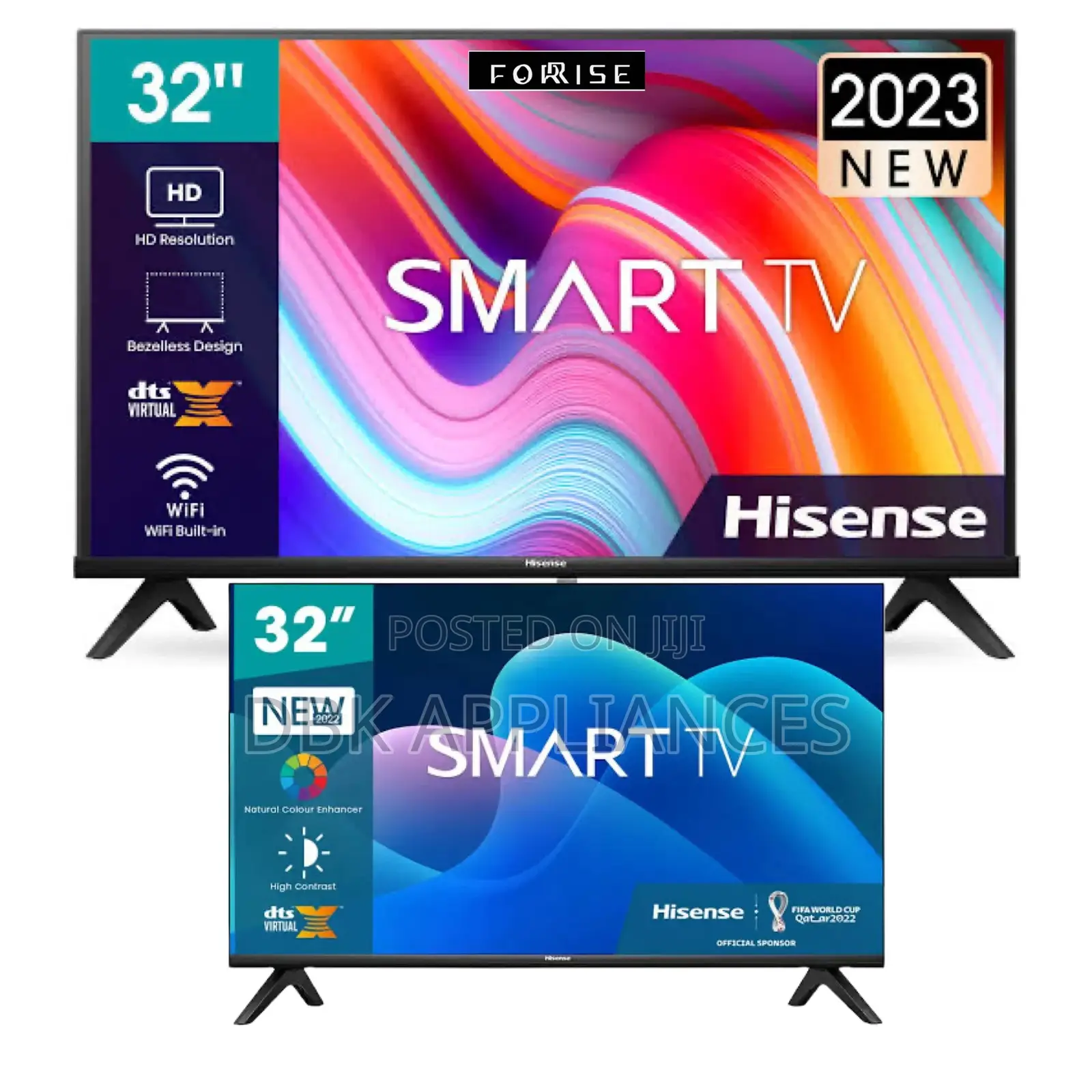 Hisense 32inch Smart TVS Fully Stocked