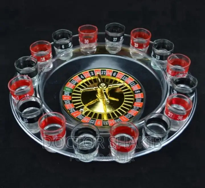 Novelty Drinking Roulette Set