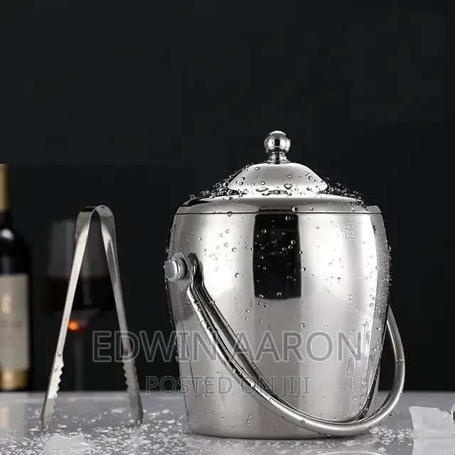 Big Stainless Steel Ice Bucket