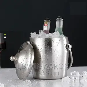 Big Stainless Steel Ice Bucket