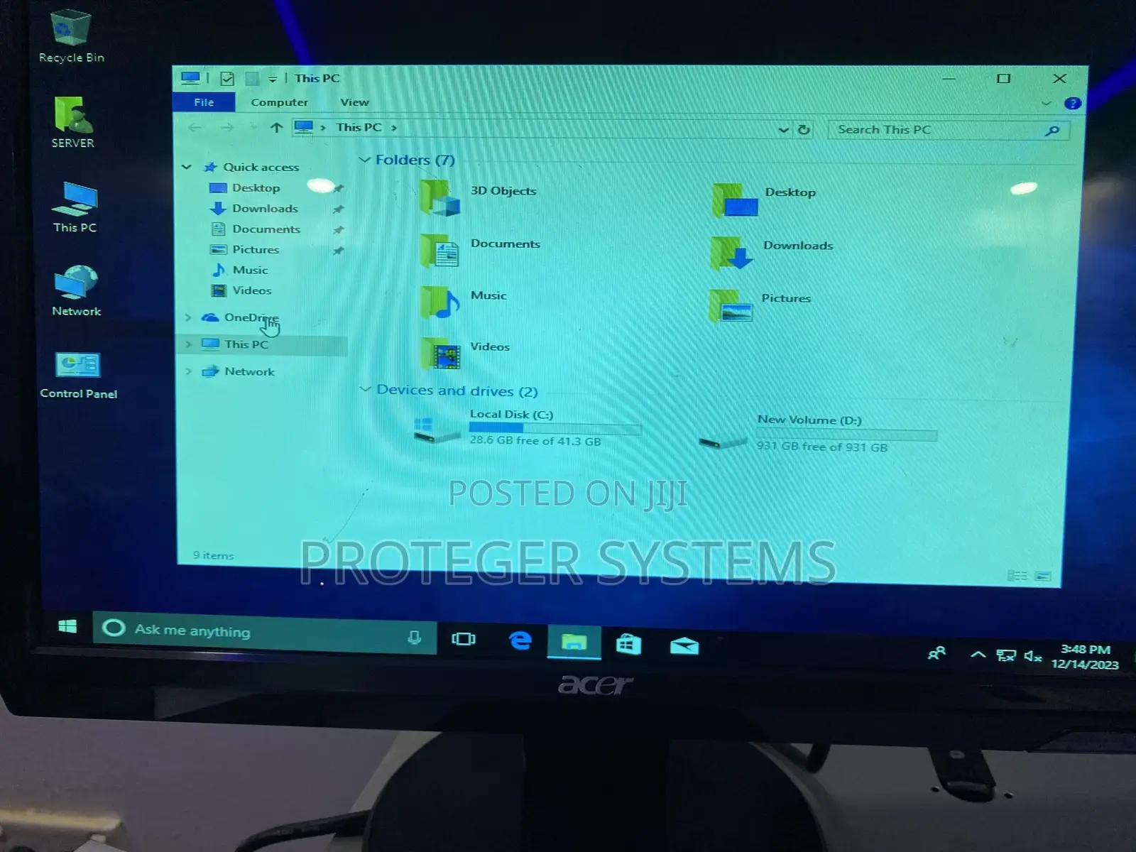 Server 12GB Intel Xeon HDD+SSD 1T