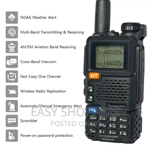 Walkie Talkie Long Range Air Dual-Band a Pair