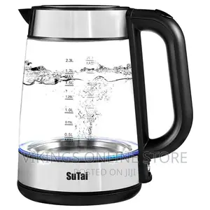 Sutai Fast Boiling Cordless Glass Electric Kettle