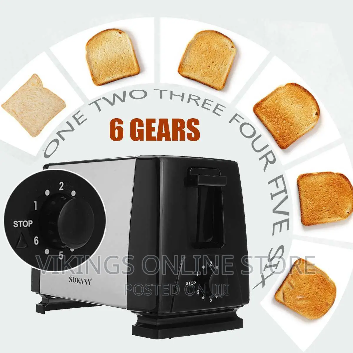 HJT-0086 Sokany Bread Toaster
