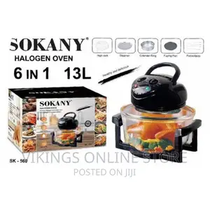 SOKANY SK-560 13L Halogen Oven Glass Air Fryer Oven Toaster