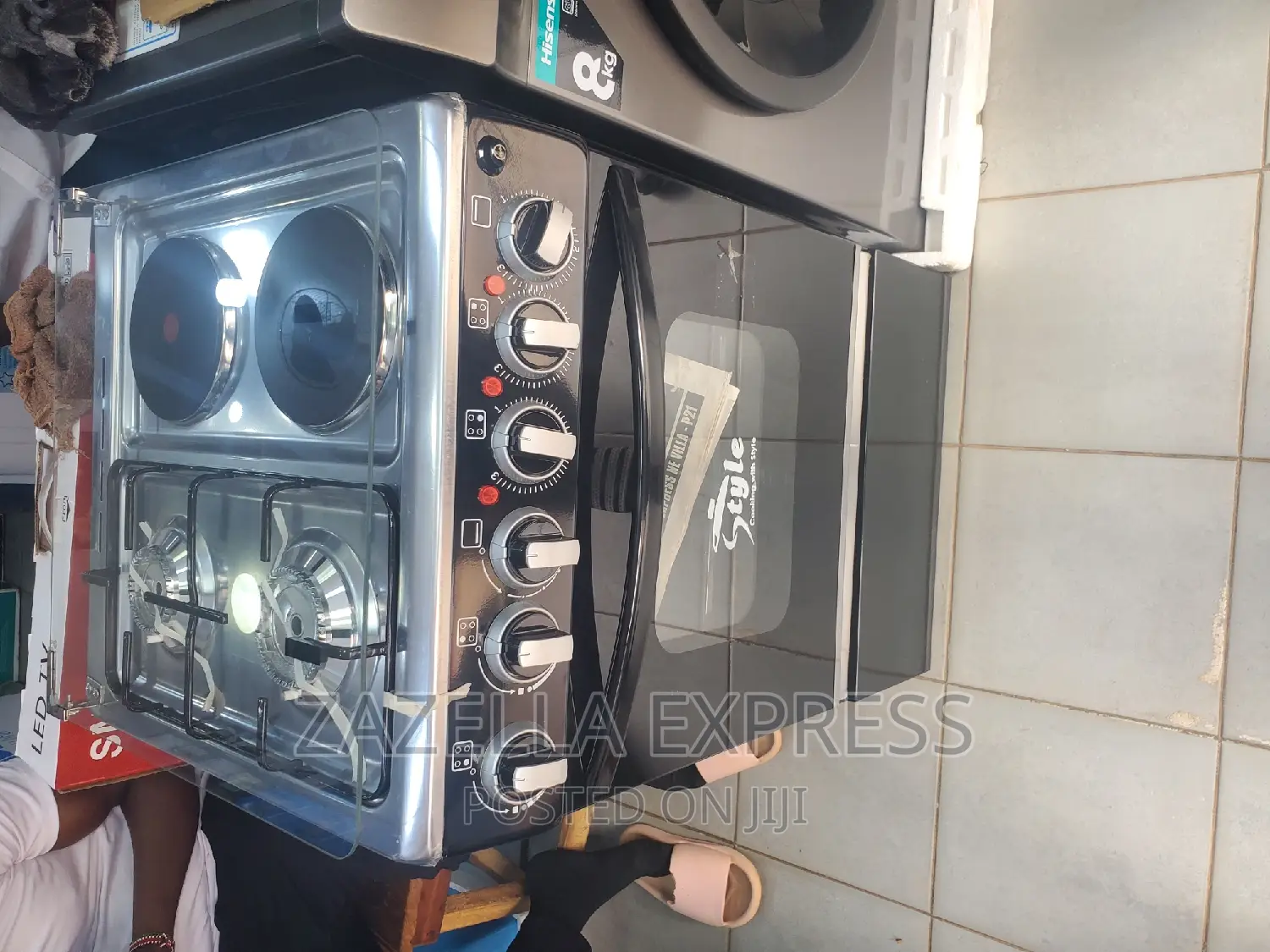 Style 2 Gas 2 Electric Cooker