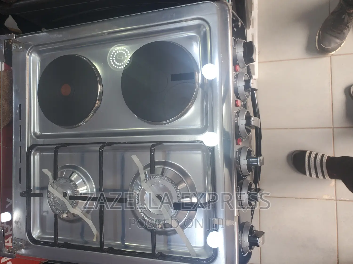 Style 2 Gas 2 Electric Cooker