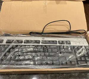 HP Wired USB 104-Key US Keyboard KU