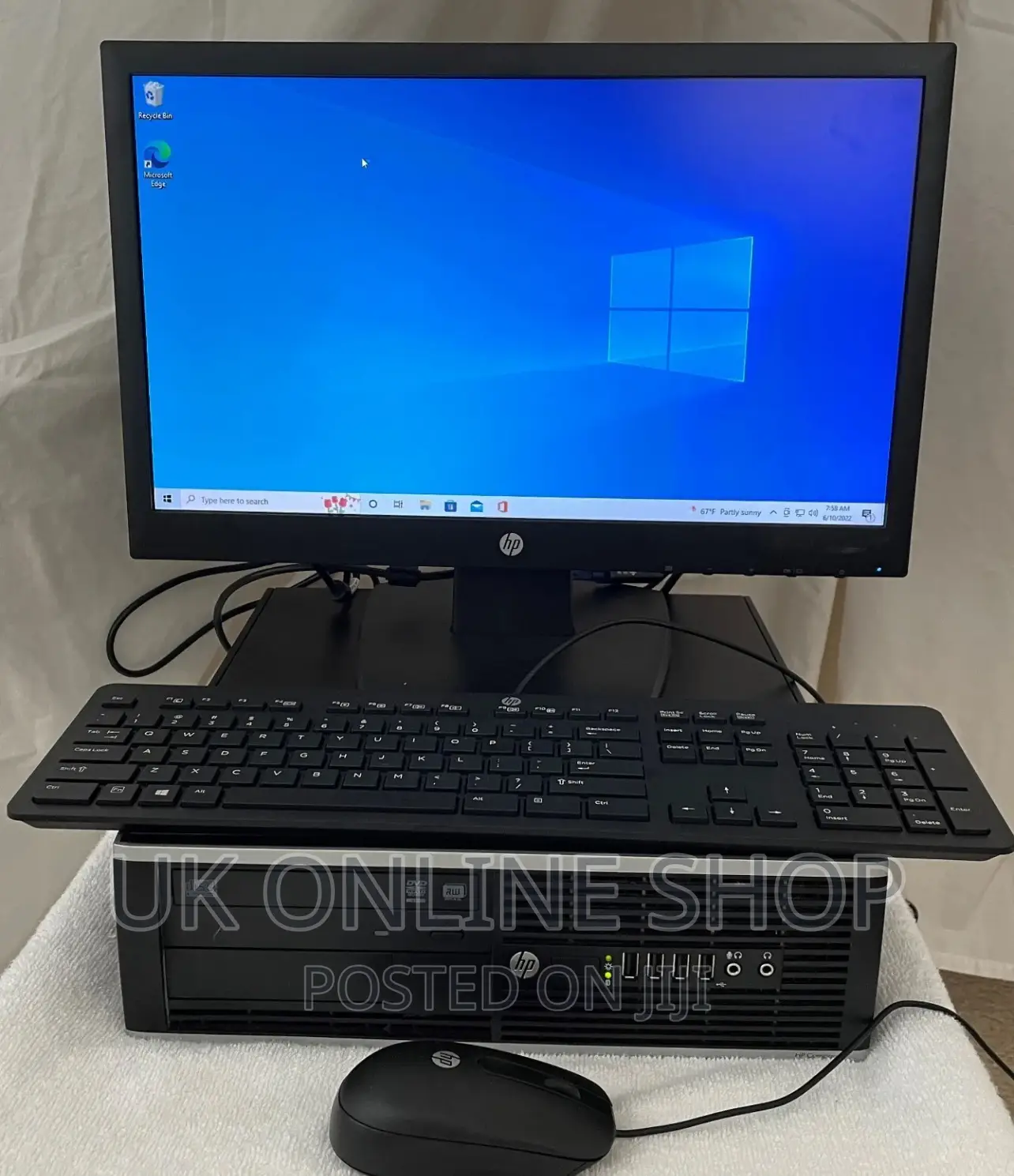 Desktop Computer HP ProDesk 600 6GB Intel Core I5 HDD 500GB