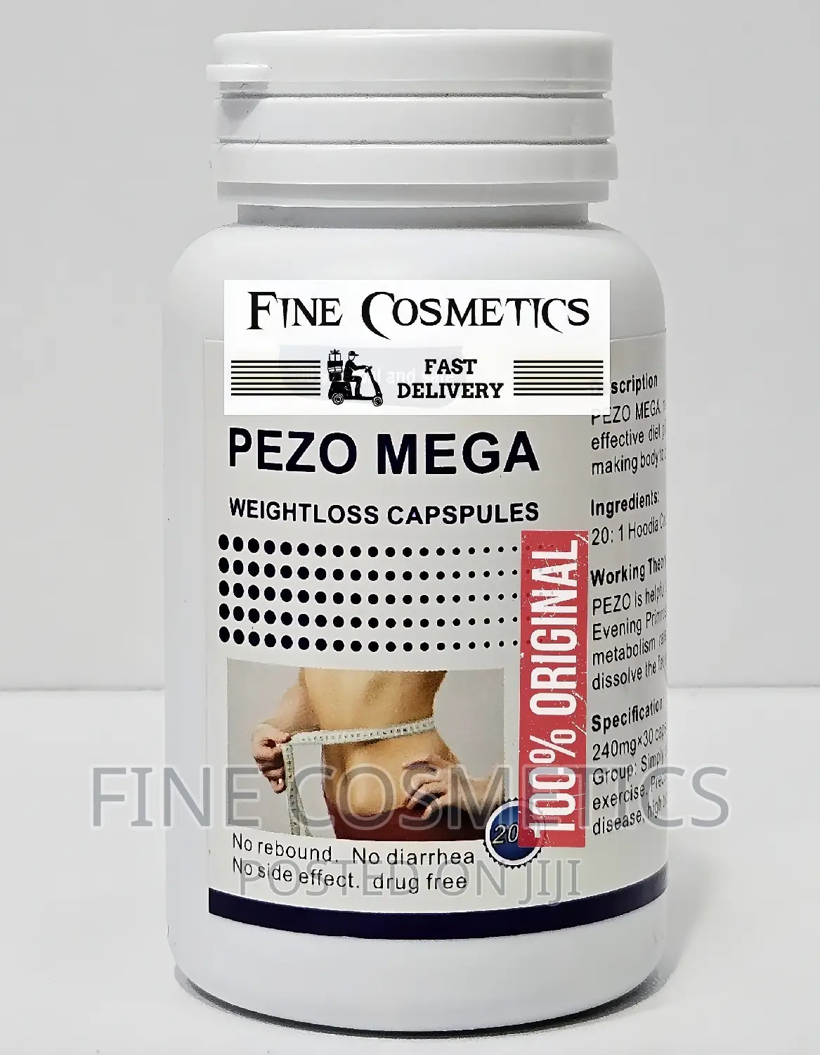 Pezo Mega Vip Weight Los Premium Slimming Fat Burner Caps Uk