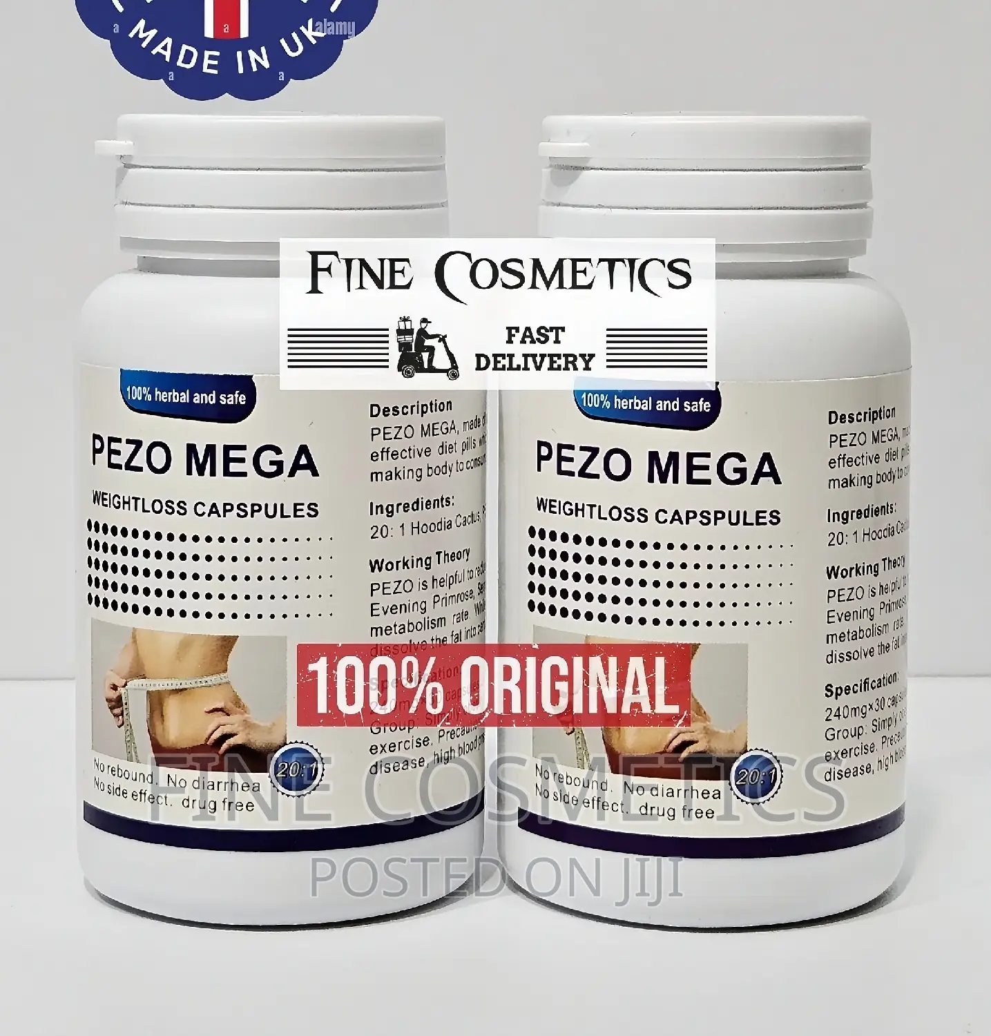 Pezo Mega Vip Weight Los Premium Slimming Fat Burner Caps Uk