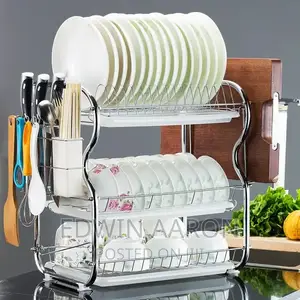 3 Layer Stainless Steel Dish Rack
