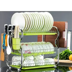 3 Layer Stainless Steel Dish Rack