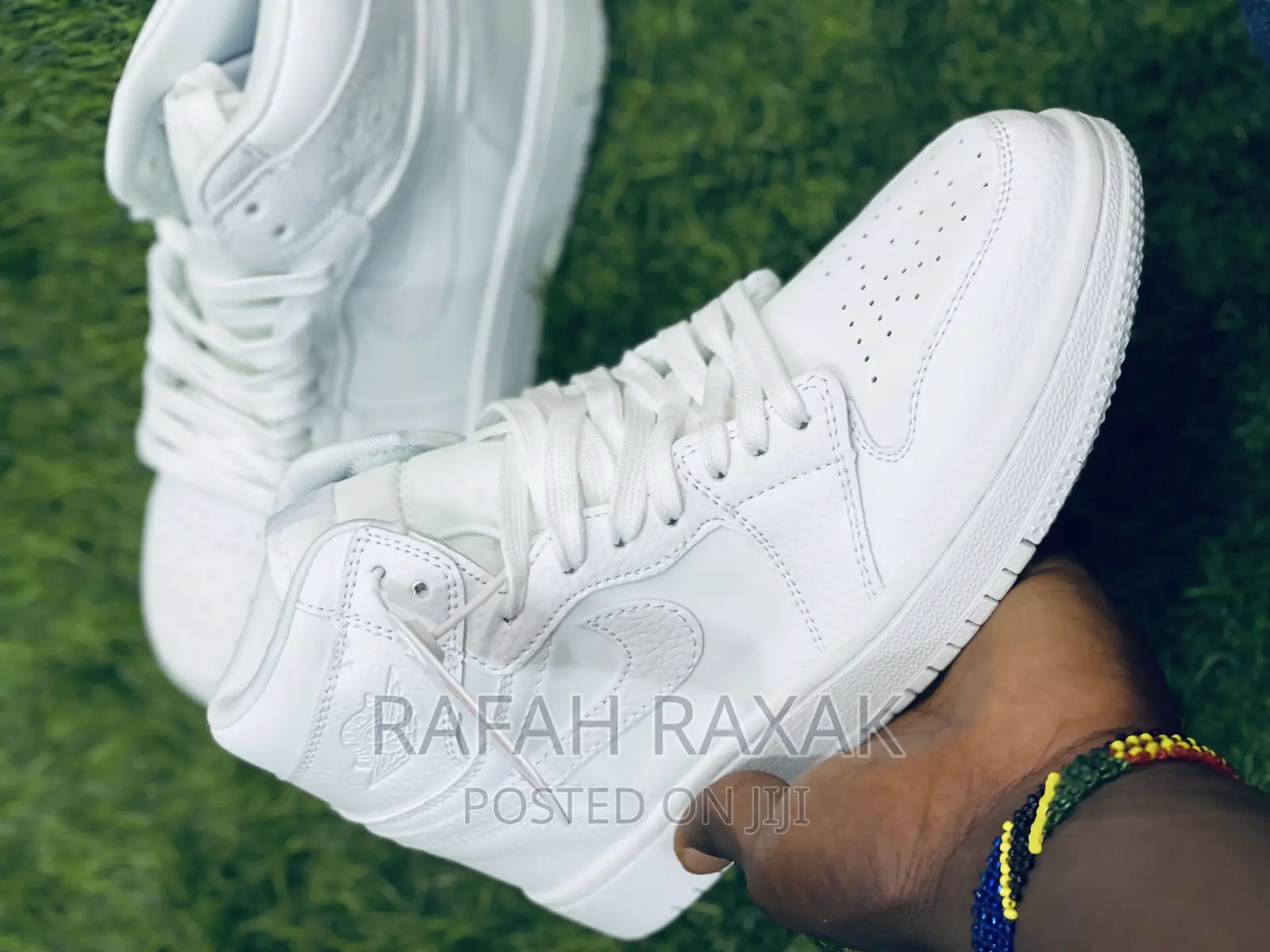 Original Unisex White Airjordan 1 Sneaker