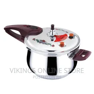 Tefal 6litres Stainless Steel Pressure Cooker With -Silver