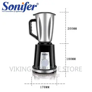 Sonifer 400W Powerful Food Processor 3+ Speed Blender
