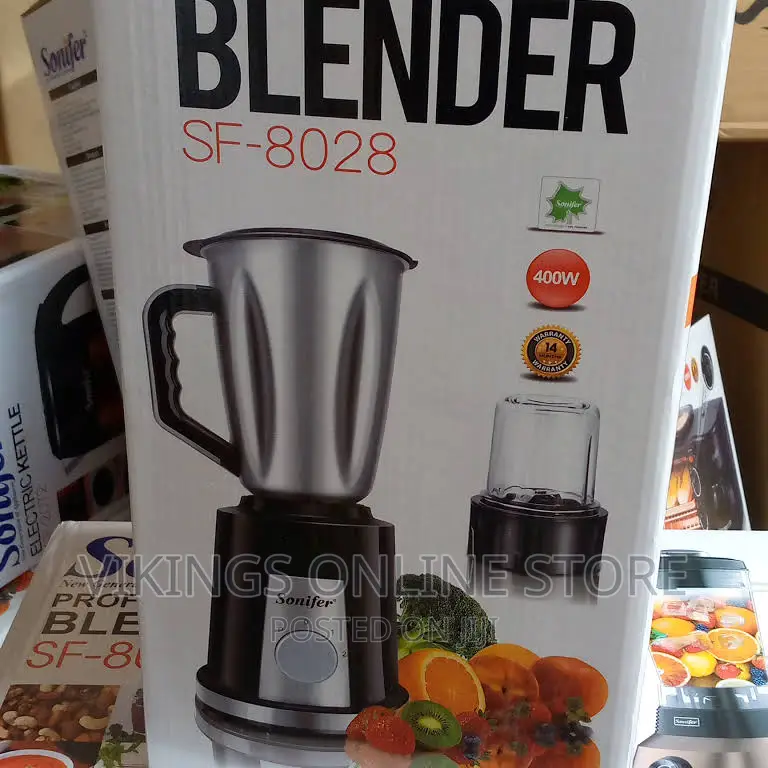 Sonifer 400W Powerful Food Processor 3+ Speed Blender