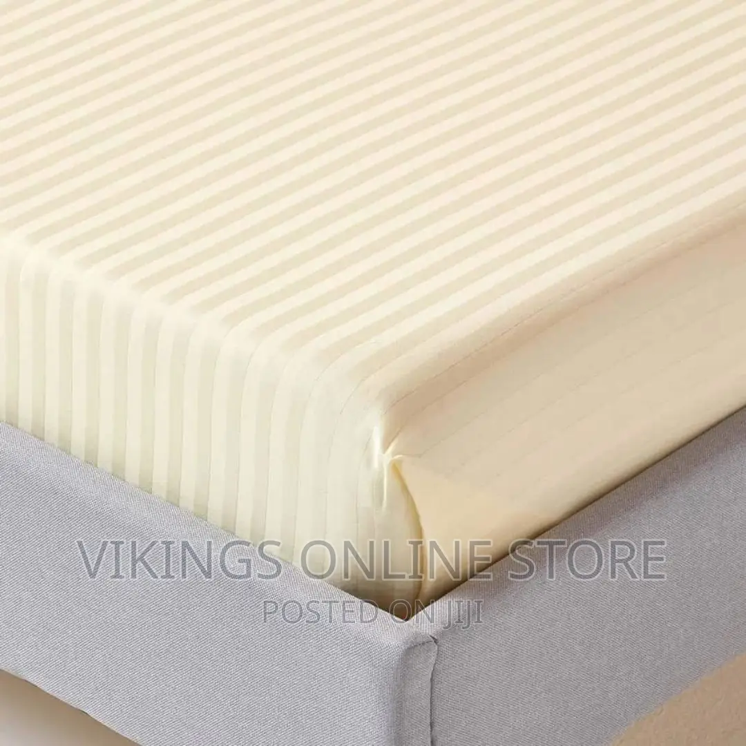 Pair of Royal Luxurious Flat Bedsheets Yellow