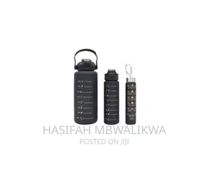 3 in 1 Water Bottle Set With Stickers