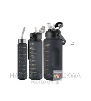 3 in 1 Water Bottle Set With Stickers