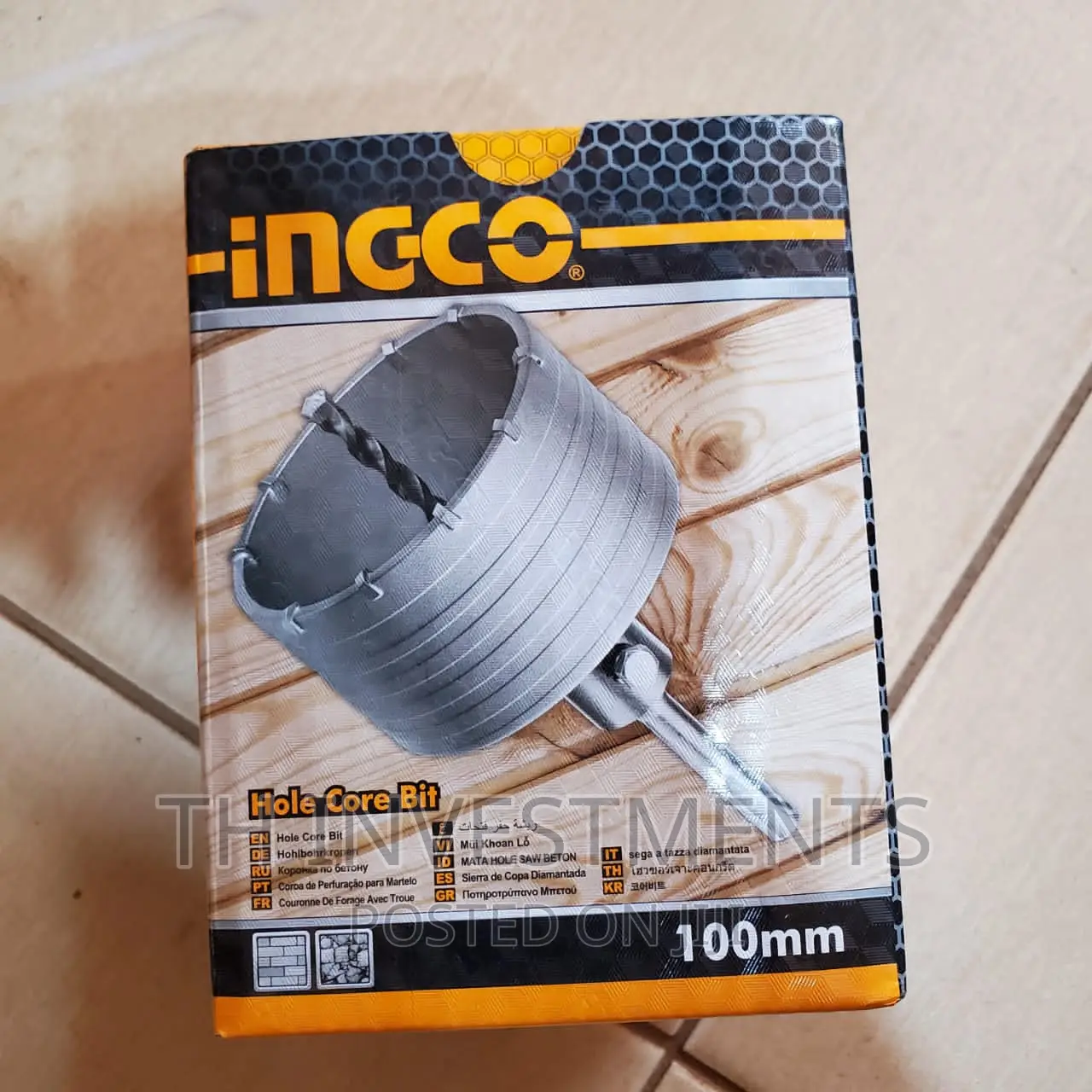 Hole Core Bit 100mm.