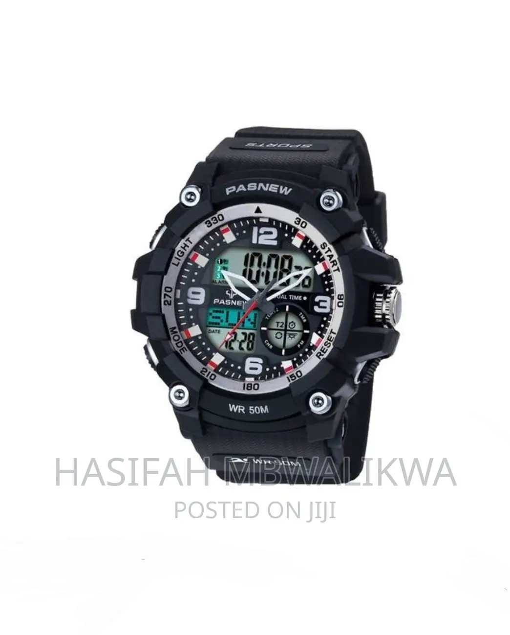 Pasnew Water Proof Men's Digital and Analog Watch