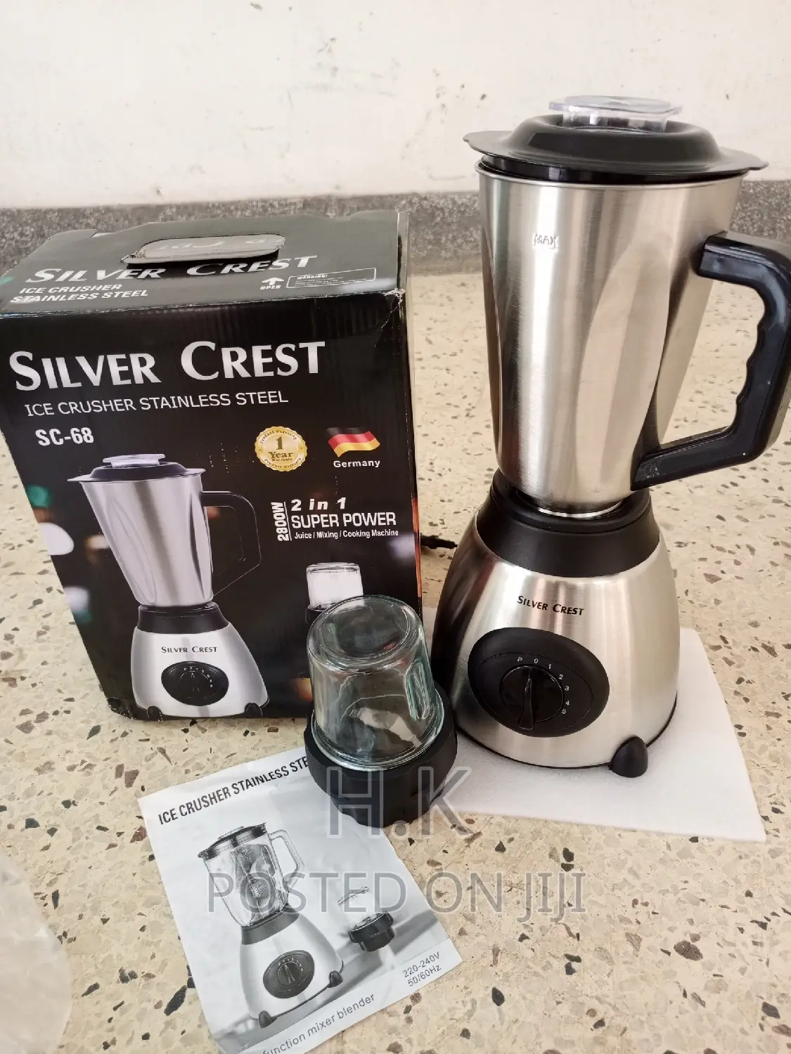 Silver Crest 2in1 Ice Crusher Blender