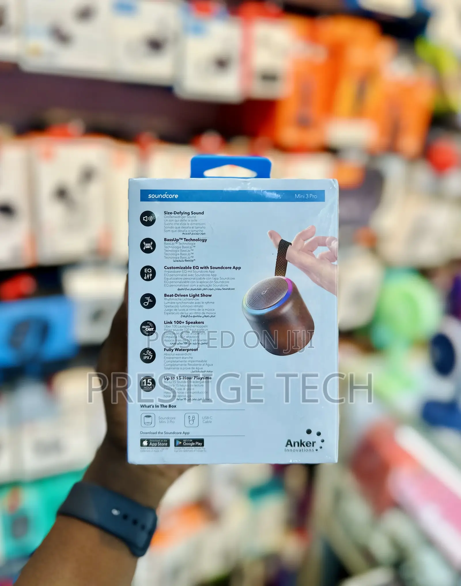 Anker Mini 3 Pro Portable Bluetooth Speaker (15 Hours)