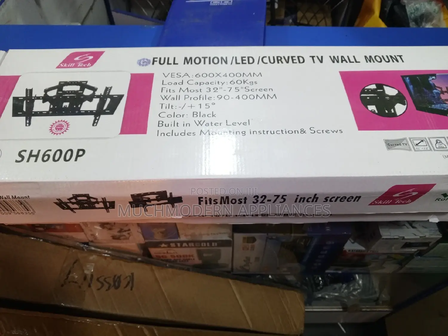 Swivel Double Arm Swivel TV Bracket