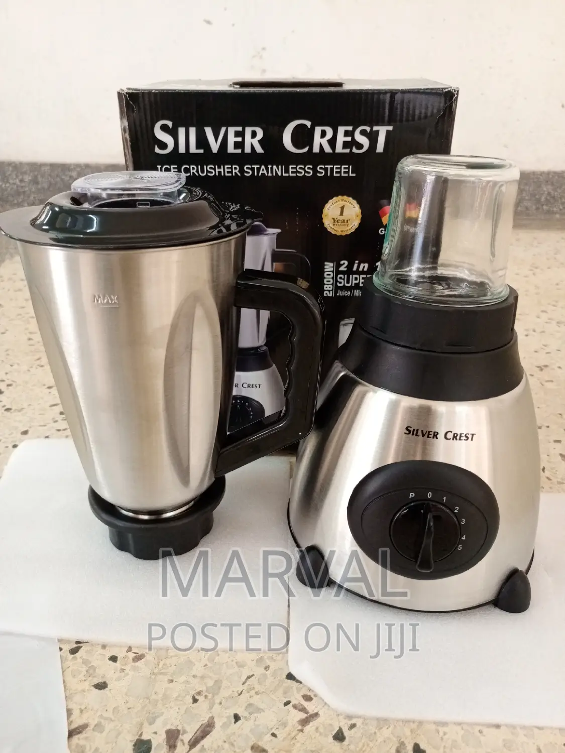 Silver Crest Ice Crusher Blender