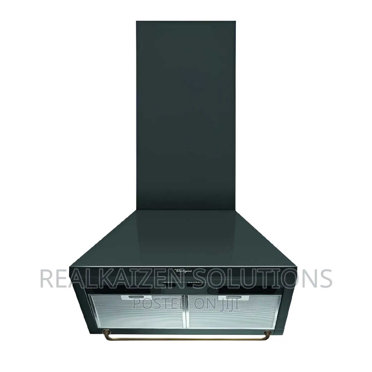 WHIRLPOOL Wallmounted Kitchen Black Cooker Chimney Hood 60cm