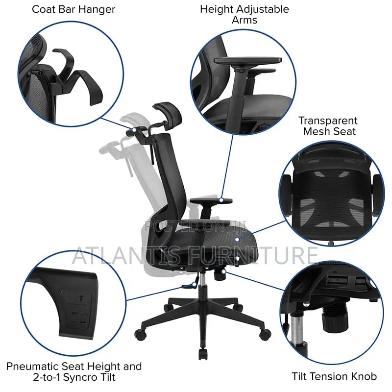 A Durable Mesh Office Chair