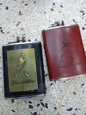 8oz John Walker Hip Flask