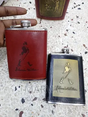 8oz John Walker Hip Flask