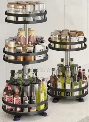 Rotating Spice Rack Organizer