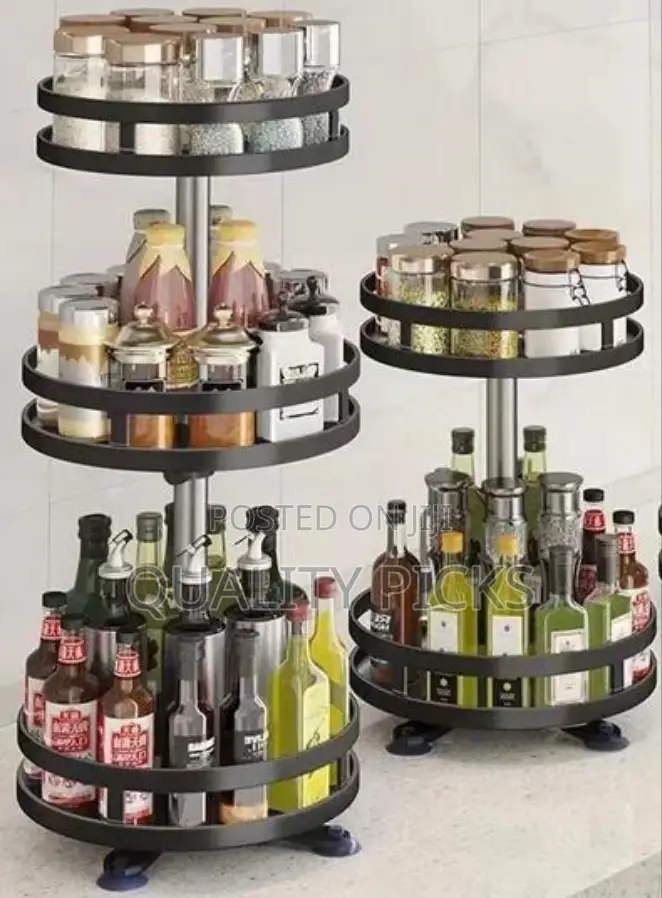 Rotating Spice Rack Organizer