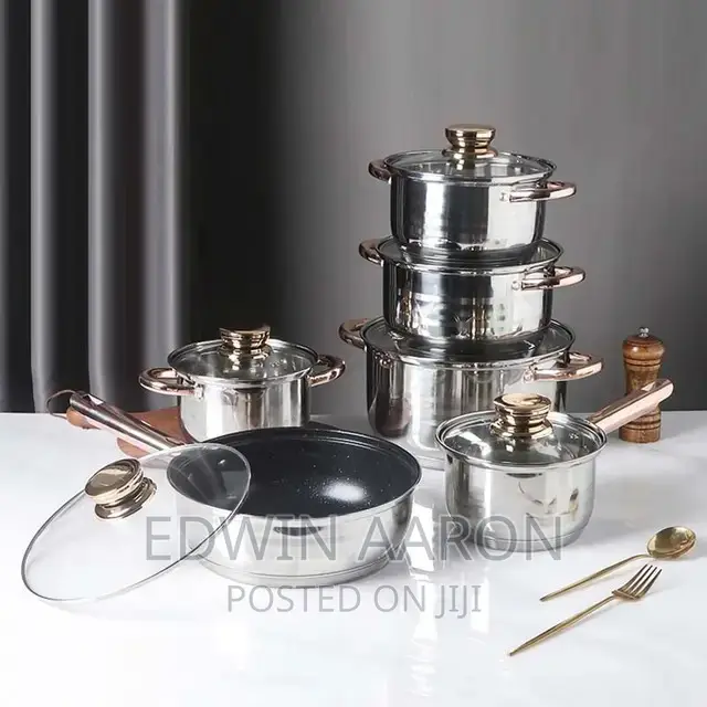 6pcs Kaisa Villa Cookware Set With Lids