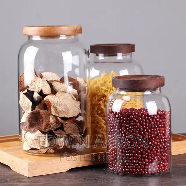 Glass Storage Jars With Lids