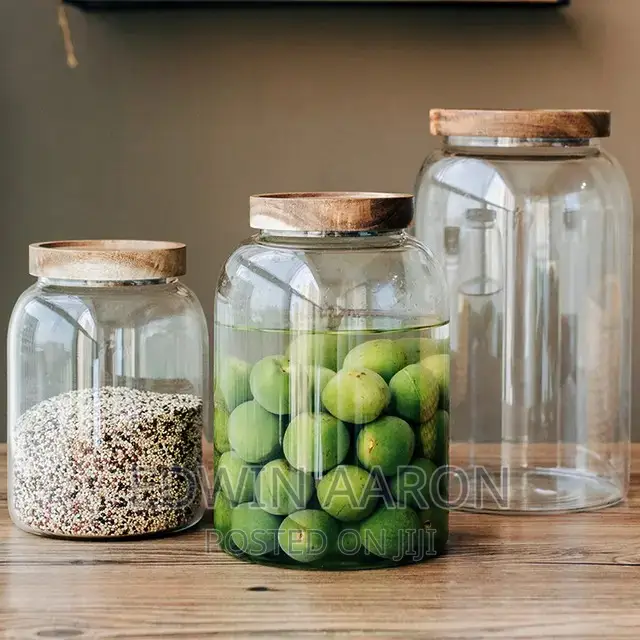 Glass Storage Jars With Lids