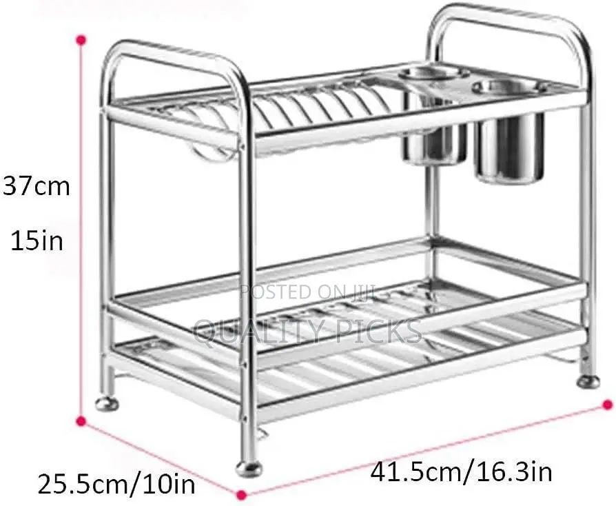 Stainless Dish Rack Organizer
