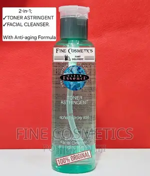 Clear Essence Toner Astringent | 2-in-1 Cleanser and Toner.