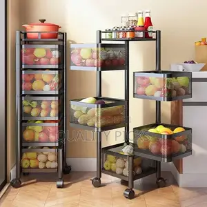 Stainless Rotating Vegetable Storage Rack