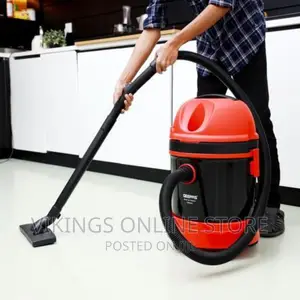 Geepas Wet Dry Vacuum Cleaner - Black