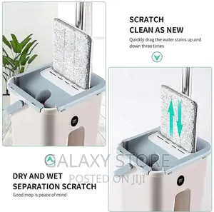 Easy Self Clean Squeeze Mopper With Bucket