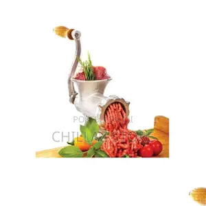 Stainless Steel Manual Meat Grinder.