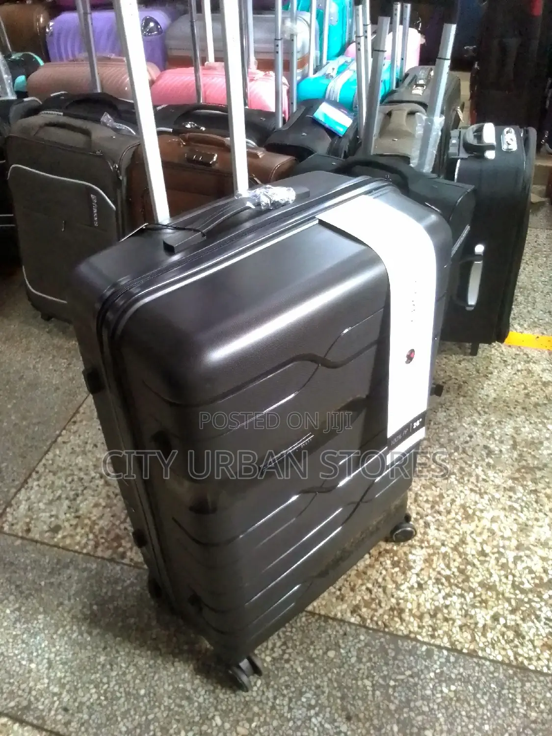 Good Partner Plastic Rubber Suitcase